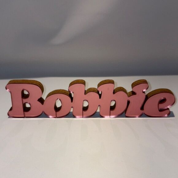 Pink Decorative Name Sign - Picture 1 of 4